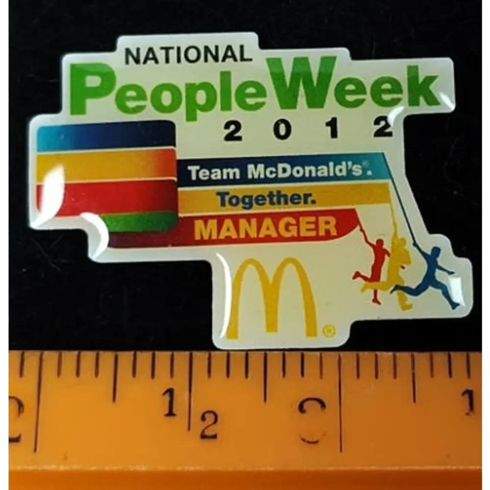 McDonald's Manager National People Week 2012 Pin  - New